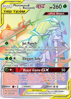 Pheromosa & Buzzwole GX Secret 215