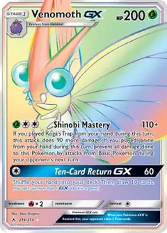 Venomoth GX Secret 216