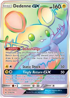 Dedenne GX Secret 219