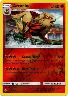 Arcanine Reverse Holo 22