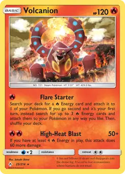 Volcanion Holo