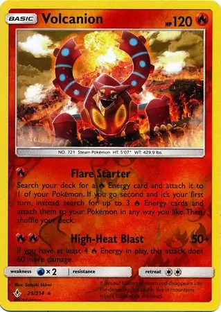 Volcanion Reverse Holo