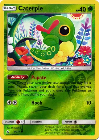 Caterpie Reverse Holo