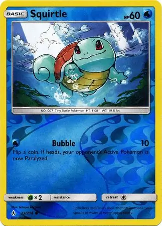 Squirtle Reverse Holo
