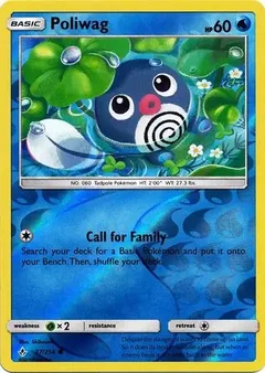Poliwag Reverse Holo 37