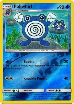 Poliwhirl Reverse Holo 38