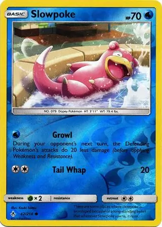 Slowpoke Reverse Holo