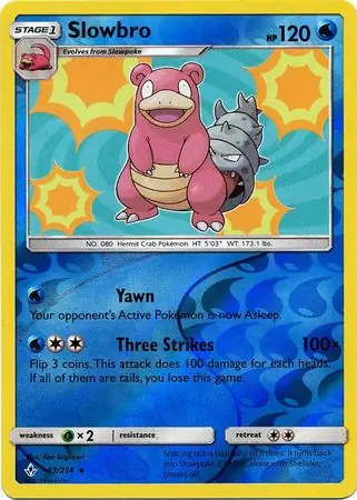 Slowbro Reverse Holo