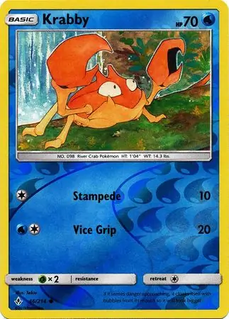 Krabby Reverse Holo