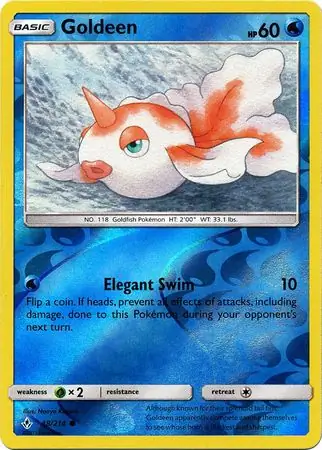 Goldeen Reverse Holo