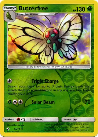Butterfree Reverse Holo
