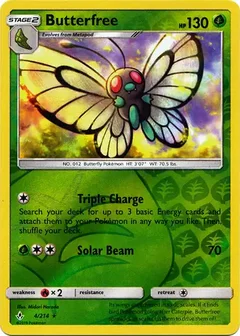 Butterfree Reverse Holo 4