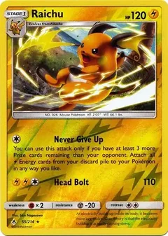 Raichu Reverse Holo 55