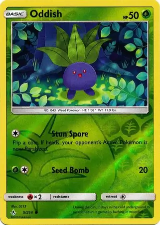 Oddish Reverse Holo