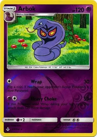 Arbok Reverse Holo