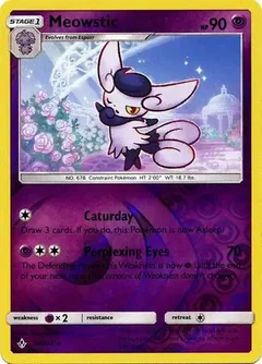 Meowstic Reverse Holo 80