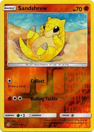 Sandshrew Reverse Holo