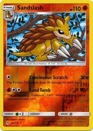 Sandslash Reverse Holo