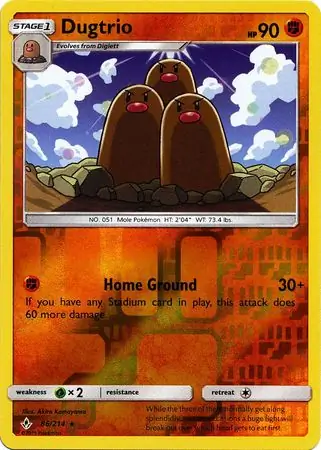 Dugtrio Reverse Holo