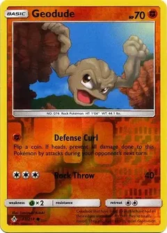 Geodude Reverse Holo 87