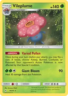 Vileplume Holo 8