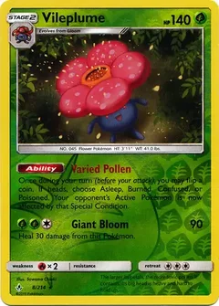 Vileplume Reverse Holo 8