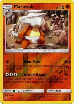 Marowak Reverse Holo 91