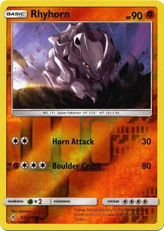 Rhyhorn Reverse Holo