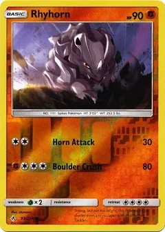 Rhyhorn Reverse Holo 93