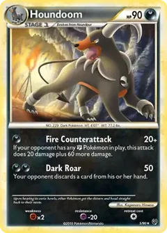 Houndoom Holo 5