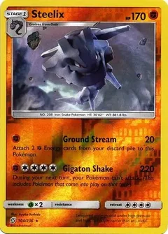 Steelix Reverse Holo 104