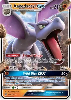Aerodactyl GX 106