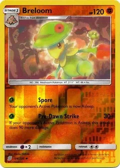 Breloom Reverse Holo 108