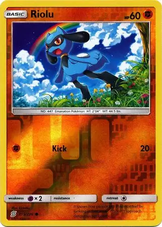 Riolu Reverse Holo
