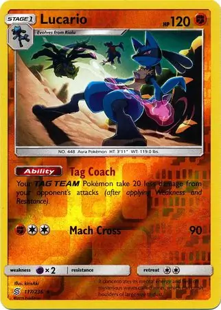 Lucario Reverse Holo