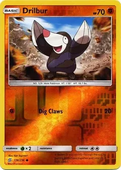 Drilbur Reverse Holo 118