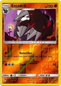 Excadrill Reverse Holo 119