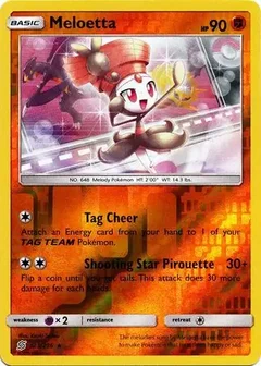 Meloetta Reverse Holo 123