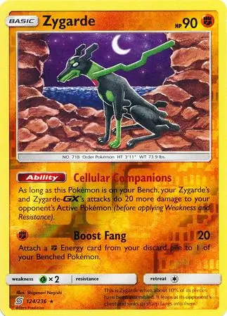 Zygarde Reverse Holo