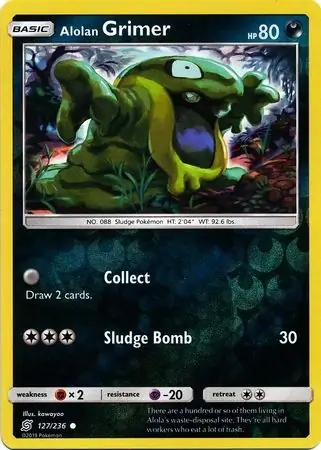 Alolan Grimer Reverse Holo