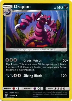 Drapion Reverse Holo 134