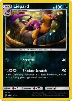 Liepard Reverse Holo 136