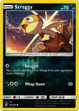 Scraggy Reverse Holo