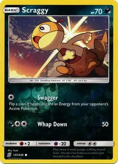 Scraggy Reverse Holo 137
