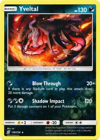 Yveltal Reverse Holo