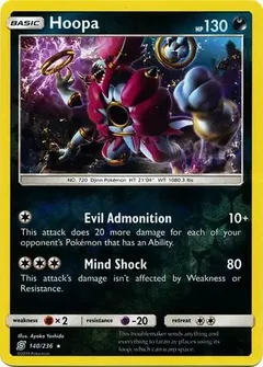 Hoopa Reverse Holo 140