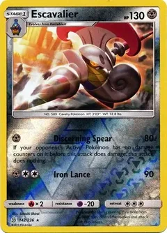 Escavalier Reverse Holo 142