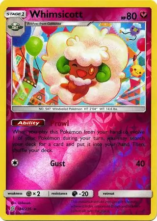 Whimsicott Reverse Holo