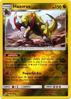Haxorus Reverse Holo 156