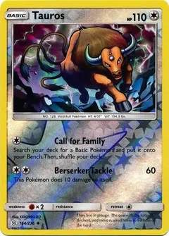 Tauros Reverse Holo 164